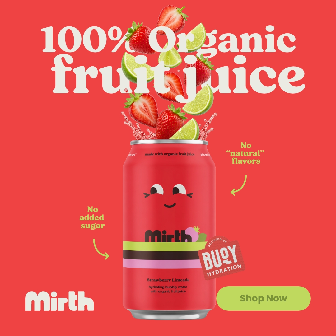 Mirth Sparkling Water Facebook ad: Summer Starts Here