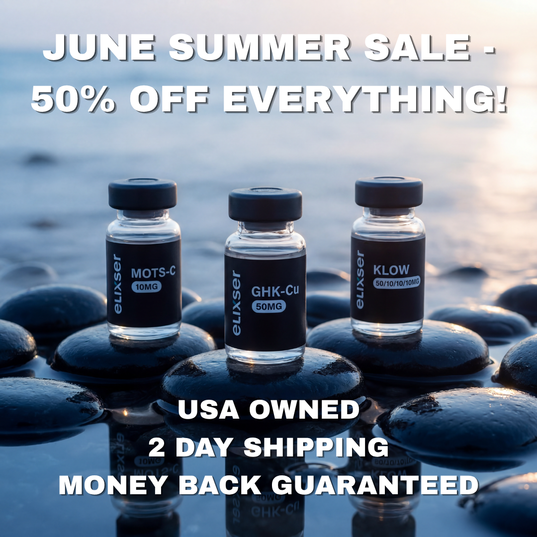Elixser Peptides Facebook ad