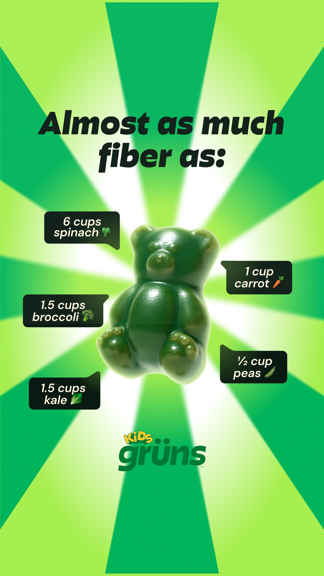 Grüns Kids Facebook ad