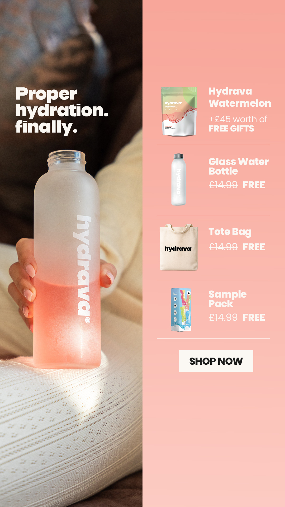 Hydrava Facebook ad
