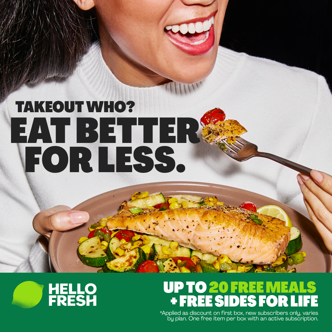 HelloFresh Facebook ad