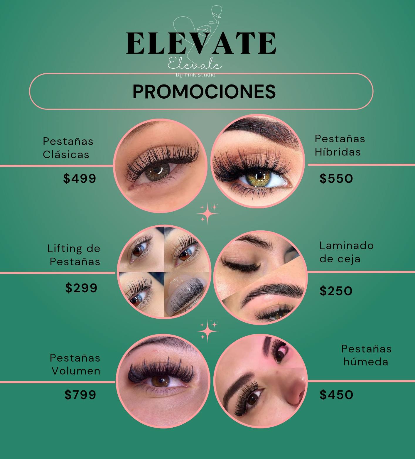 Nails & Lashes Pink Facebook ad: ¡Buenas noticias! Debido a la gran respuesta que…