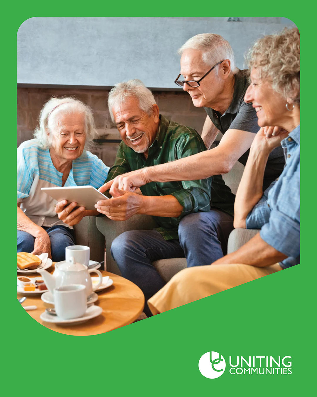 Uniting Communities Facebook ad: Your Time To Unwind Starts Here.