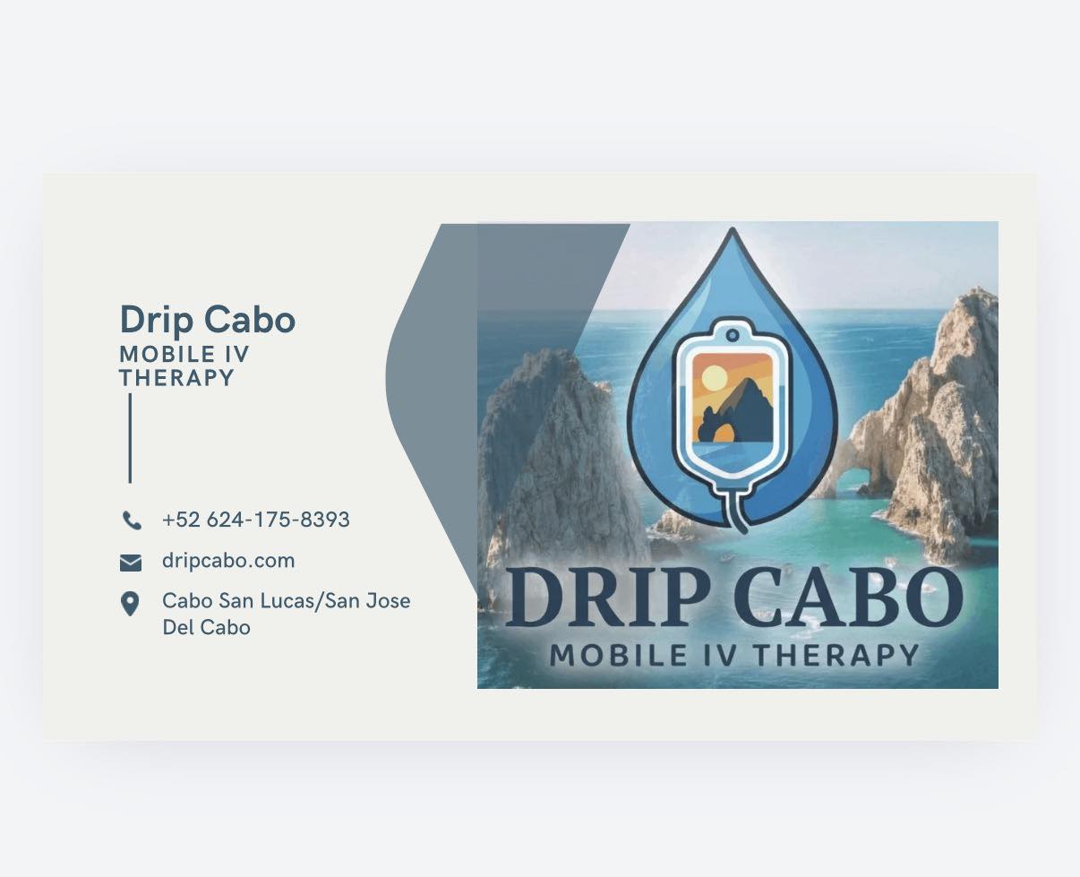 DripCabo Facebook ad: Tu bienestar es prioridad, siente la diferencia desde…