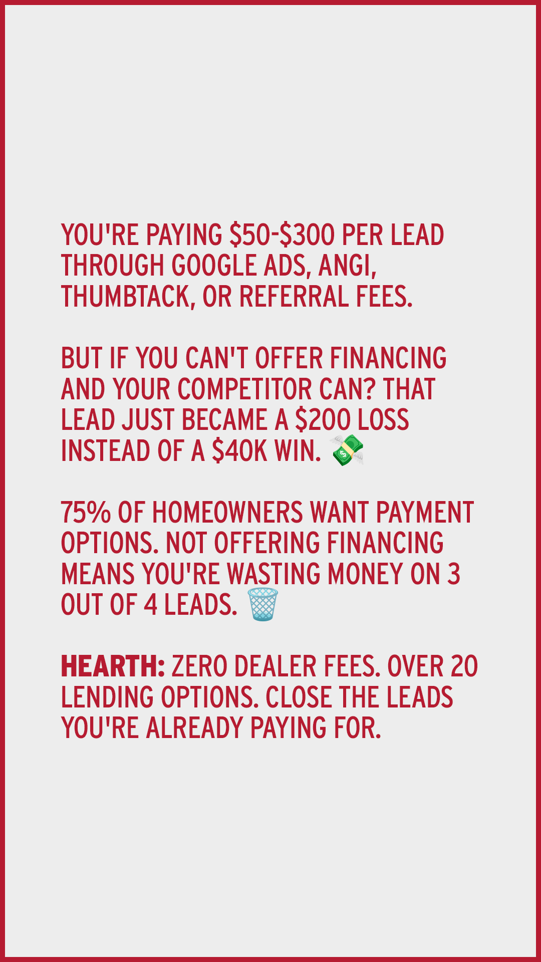 Hearth Facebook ad