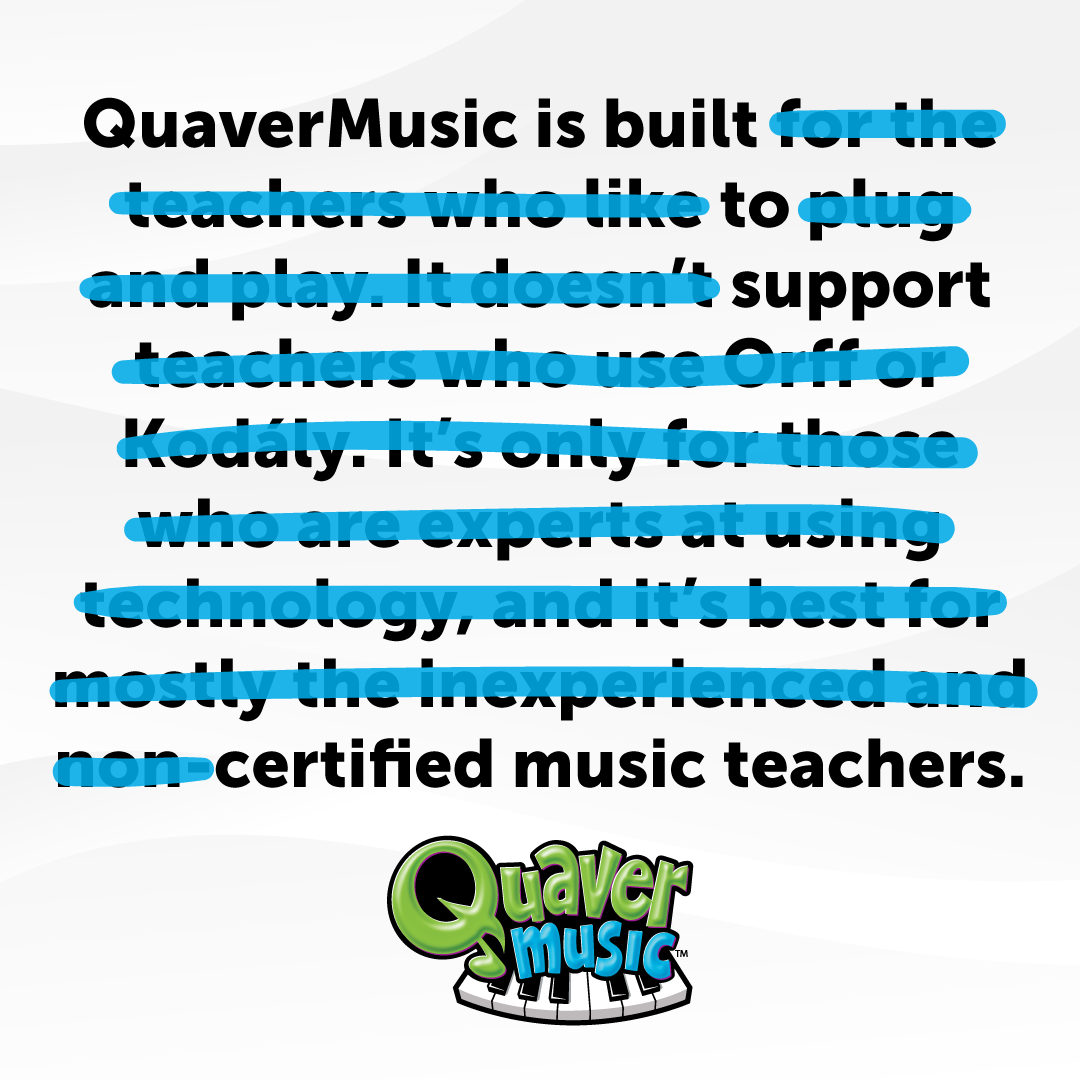 QuaverEd Facebook ad: Explore QuaverMusic!