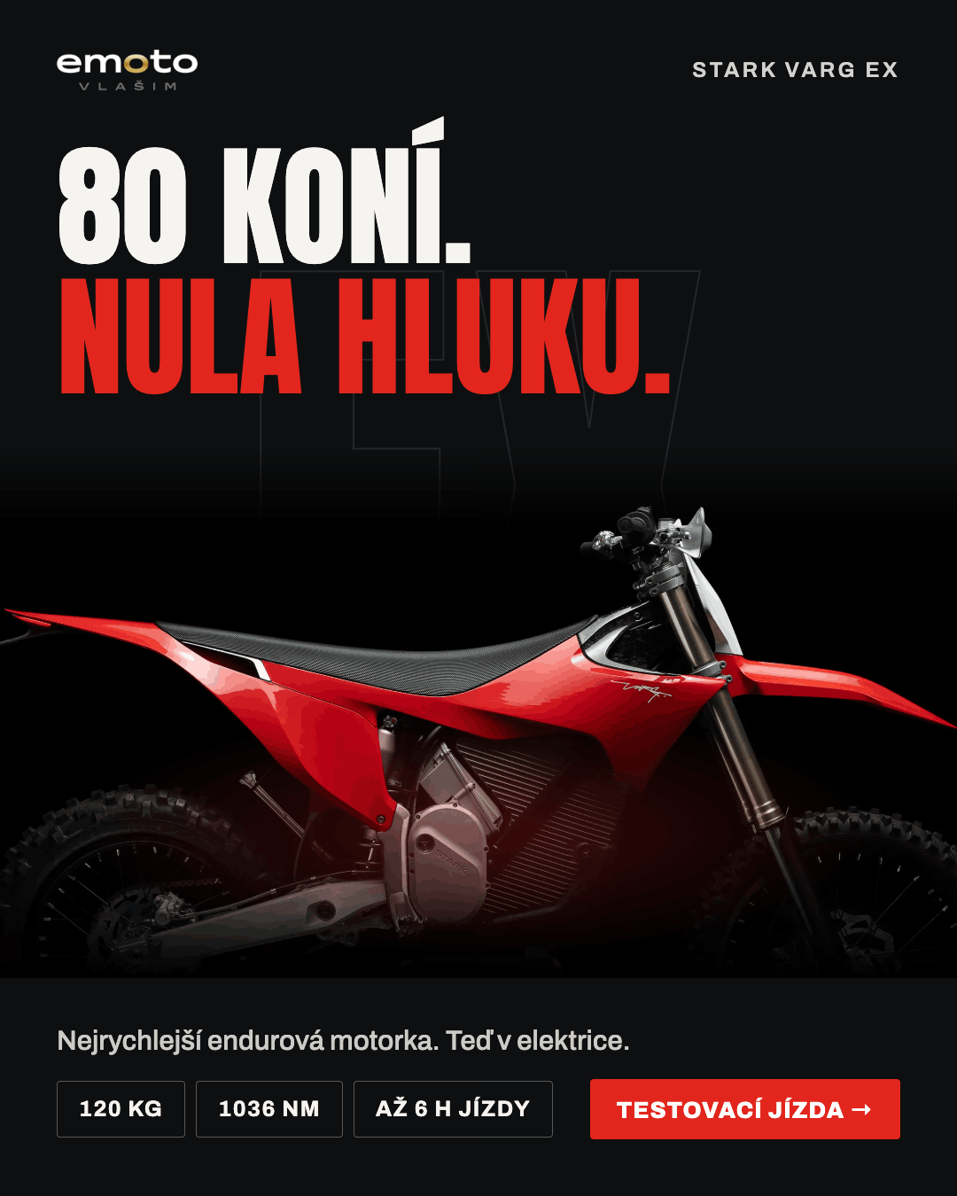 Emoto Vlašim Facebook ad from Jul 6, 2026