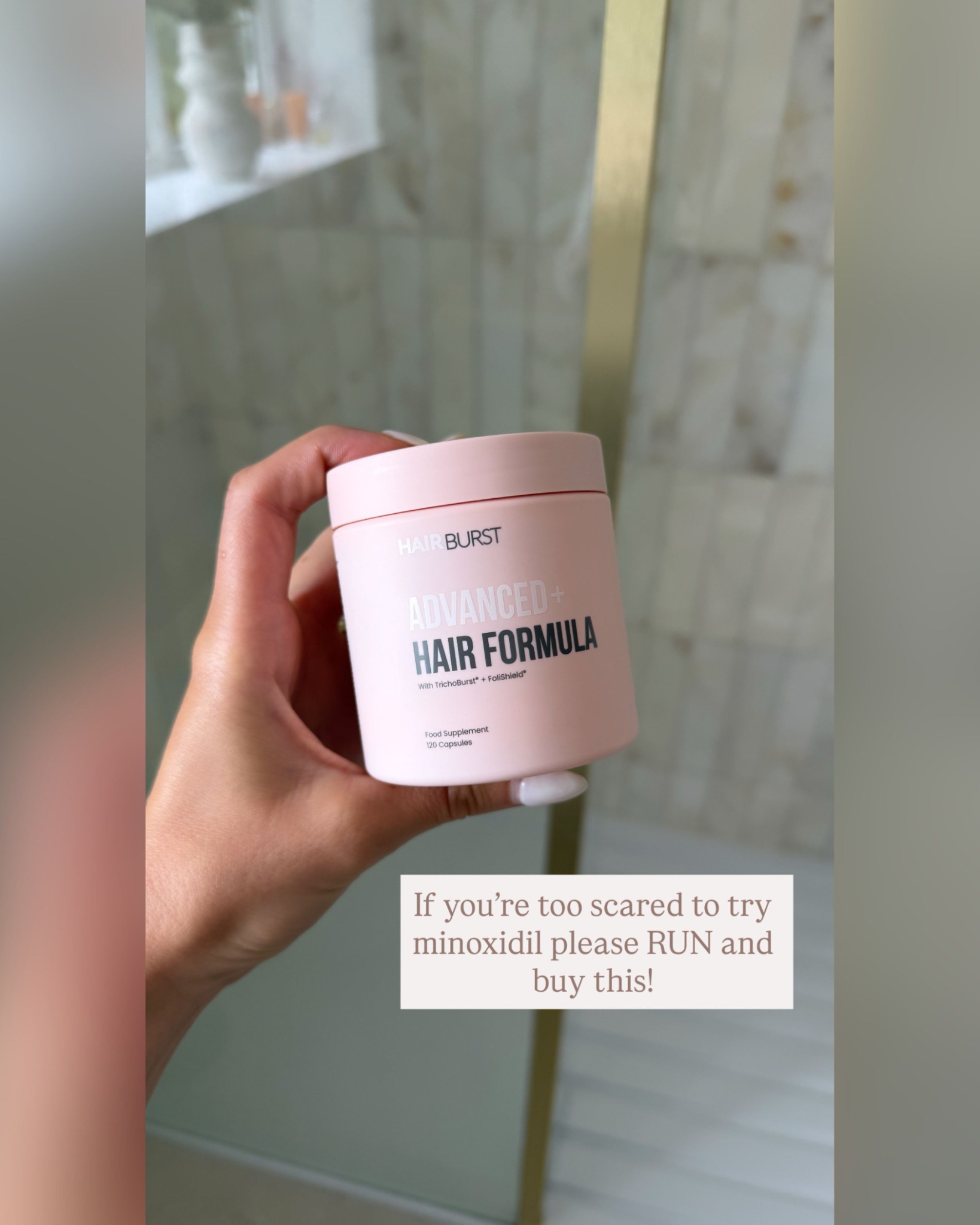 Hairburst Facebook ad