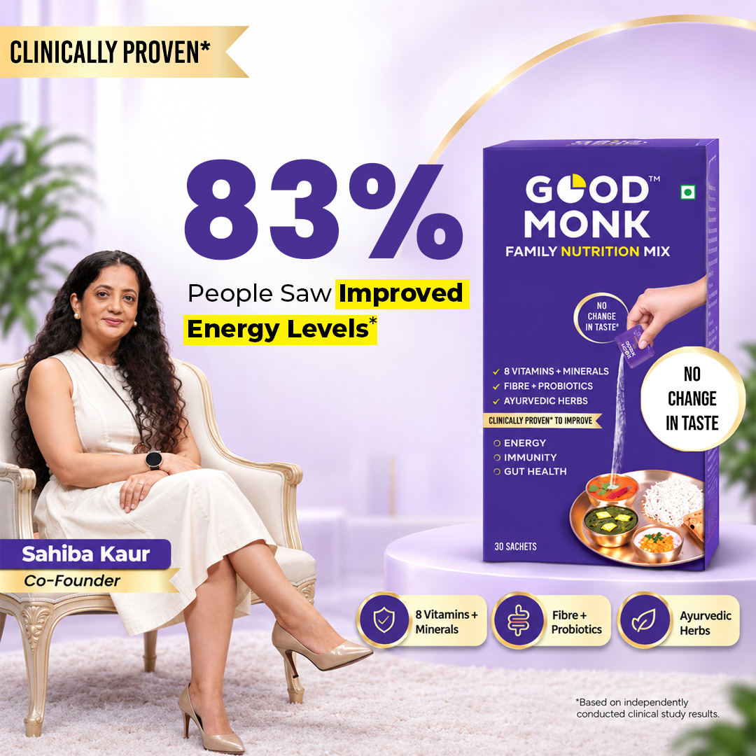 Good Monk Nutrition Facebook ad