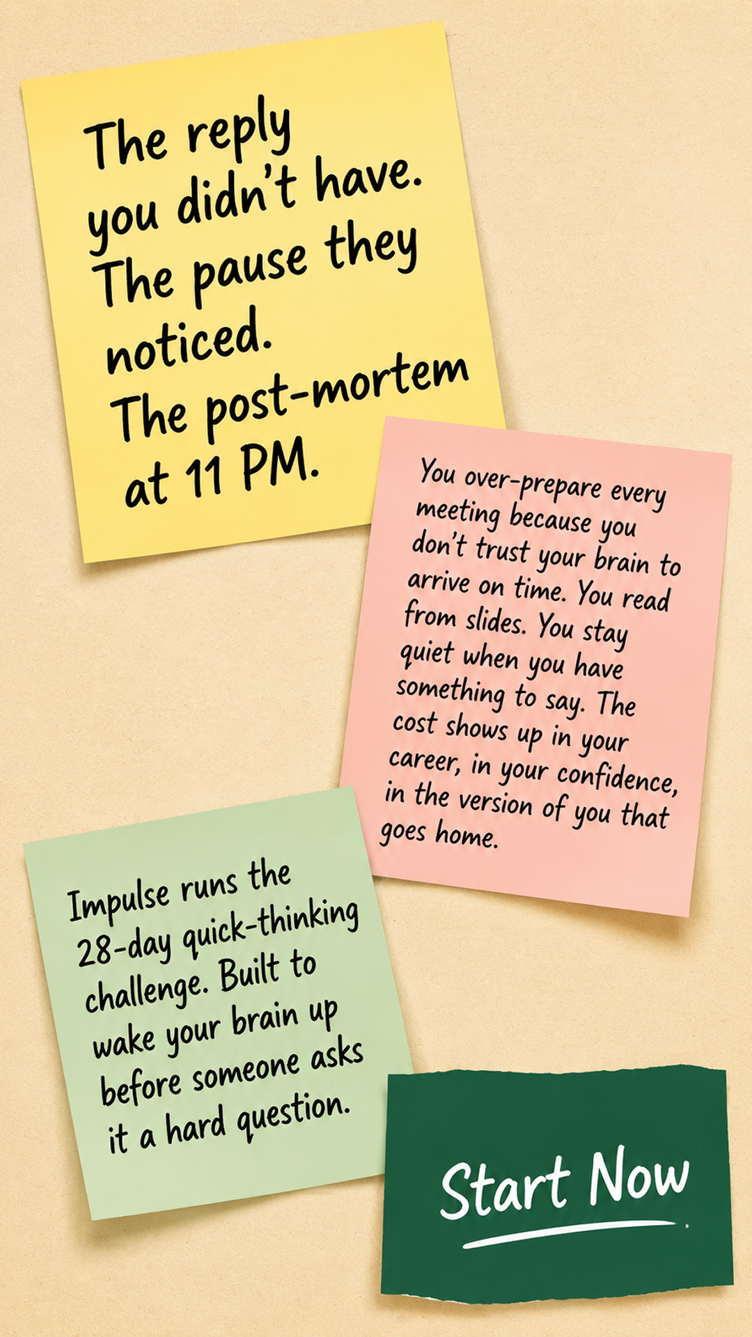 Boost Your Cognitive Performance Facebook ad: Take 1-minute quiz