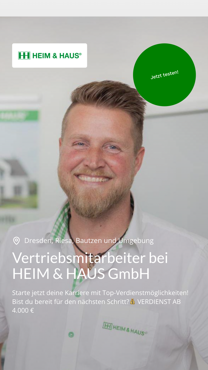 Jobilla Deutschland Facebook ad from May 14, 2026