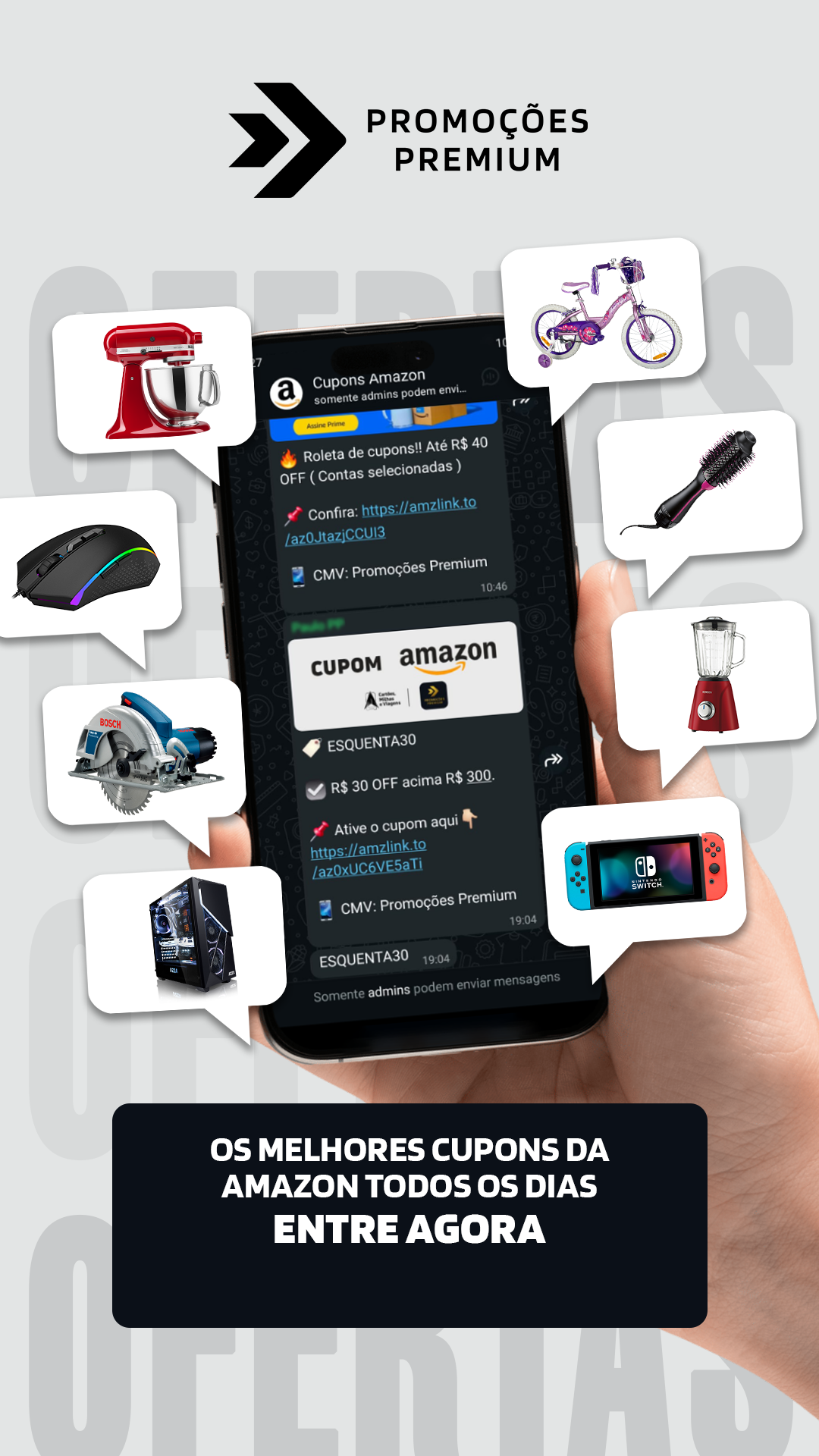 Promoções Premium Facebook ad