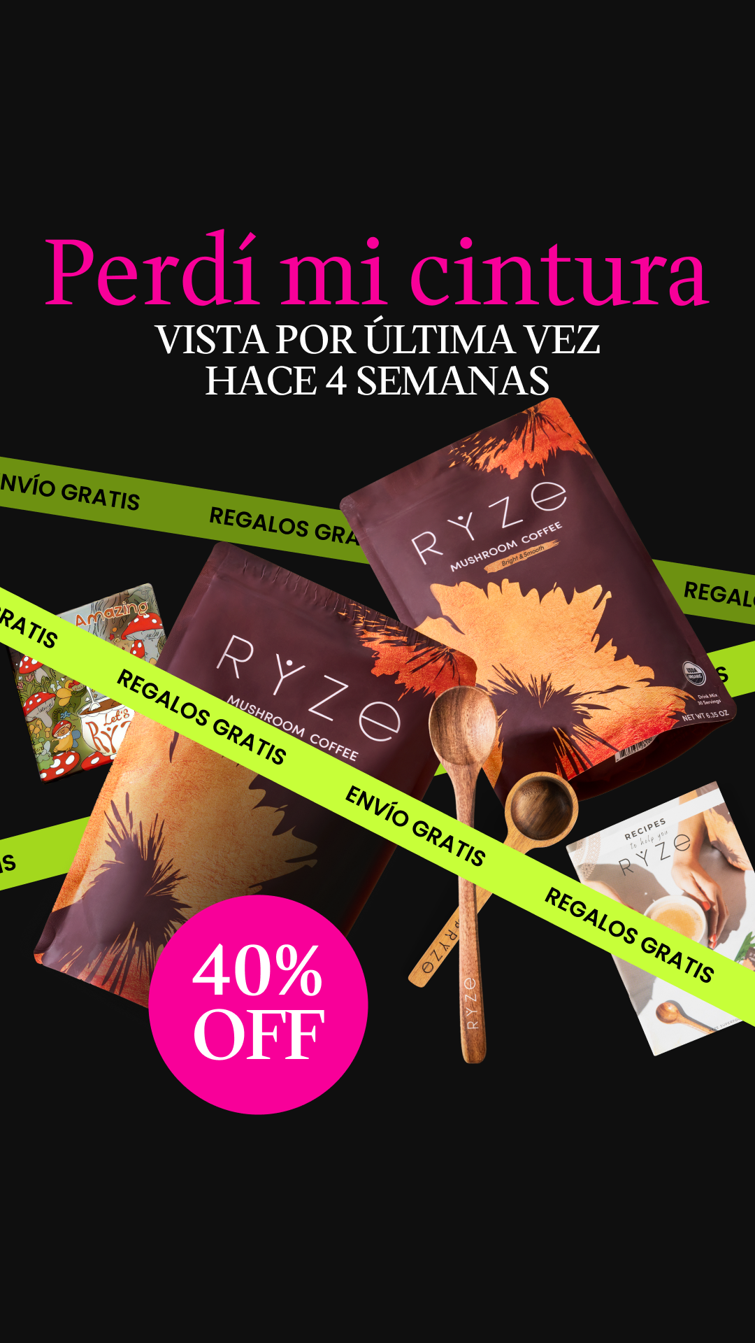 RYZE Superfoods Facebook ad