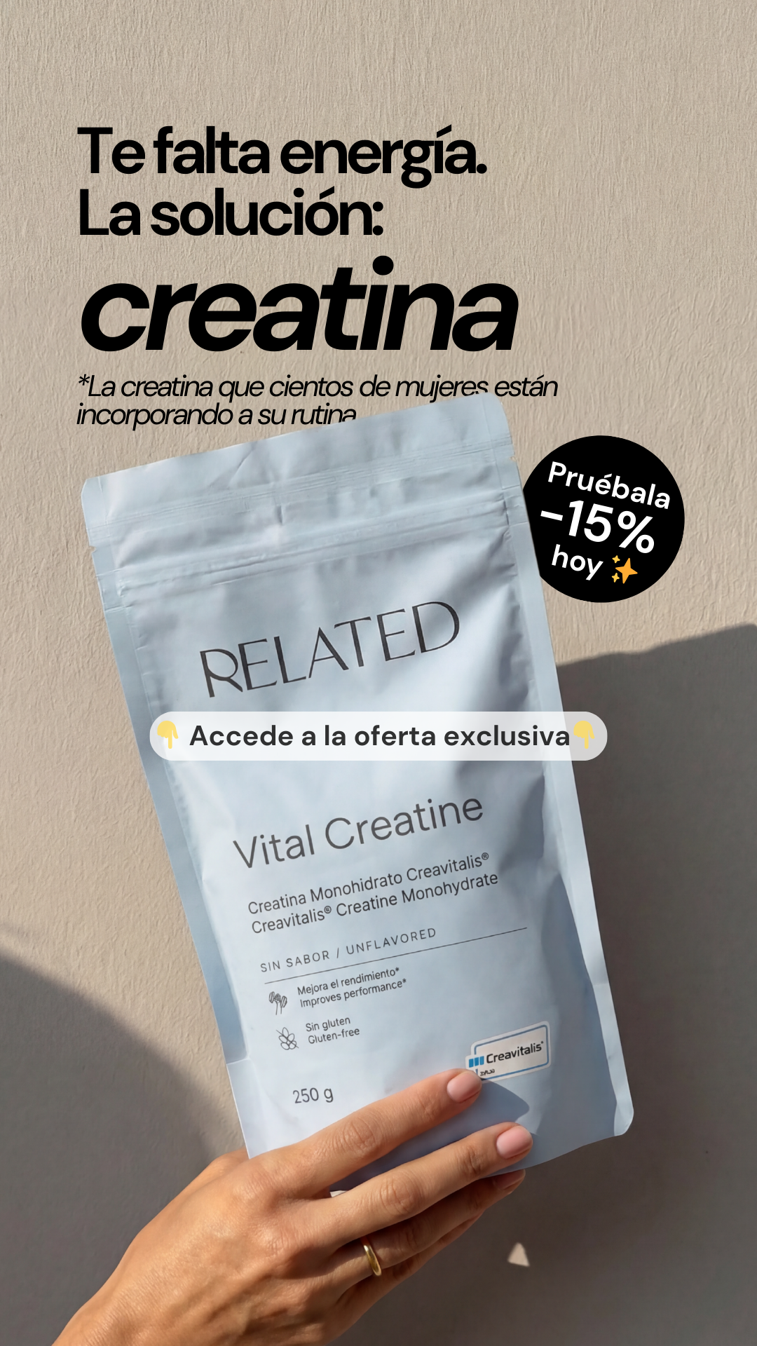 Related - Nutrición funcional premium para mujeres Facebook ad