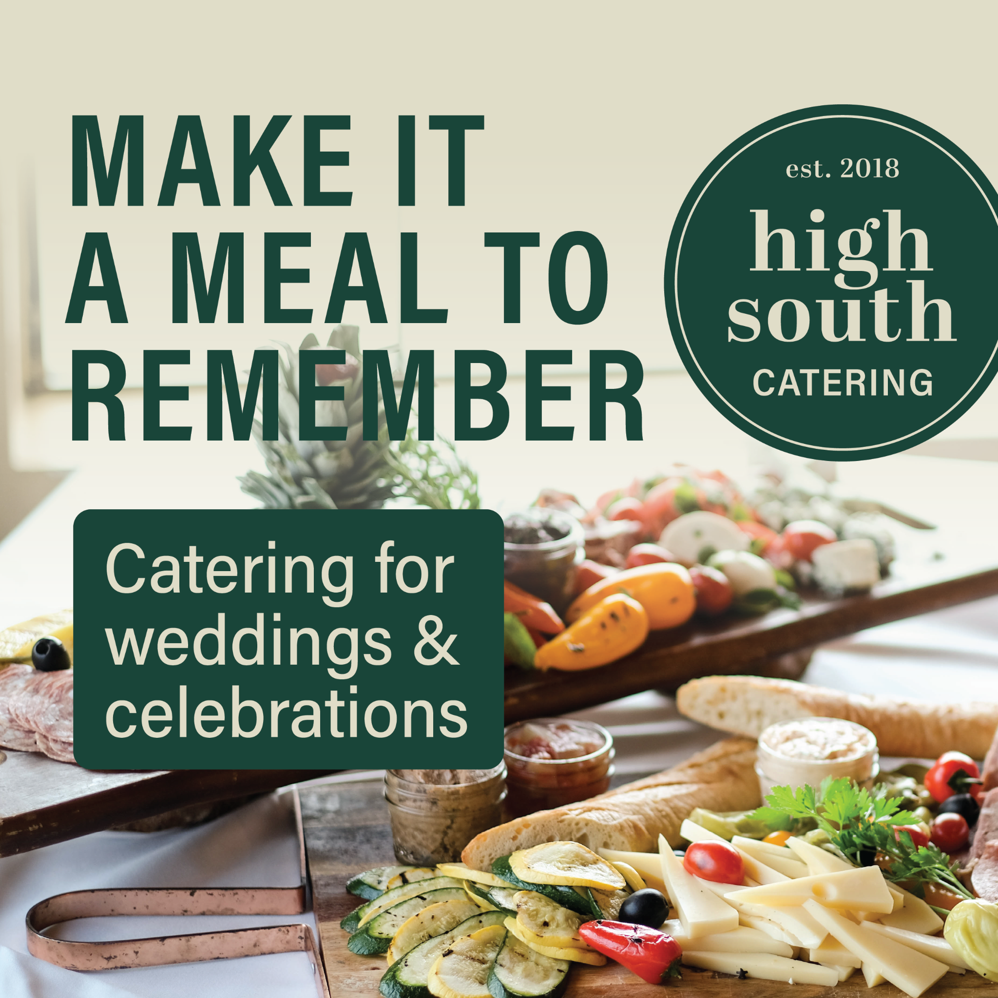 High South Catering Facebook ad: Event Catering