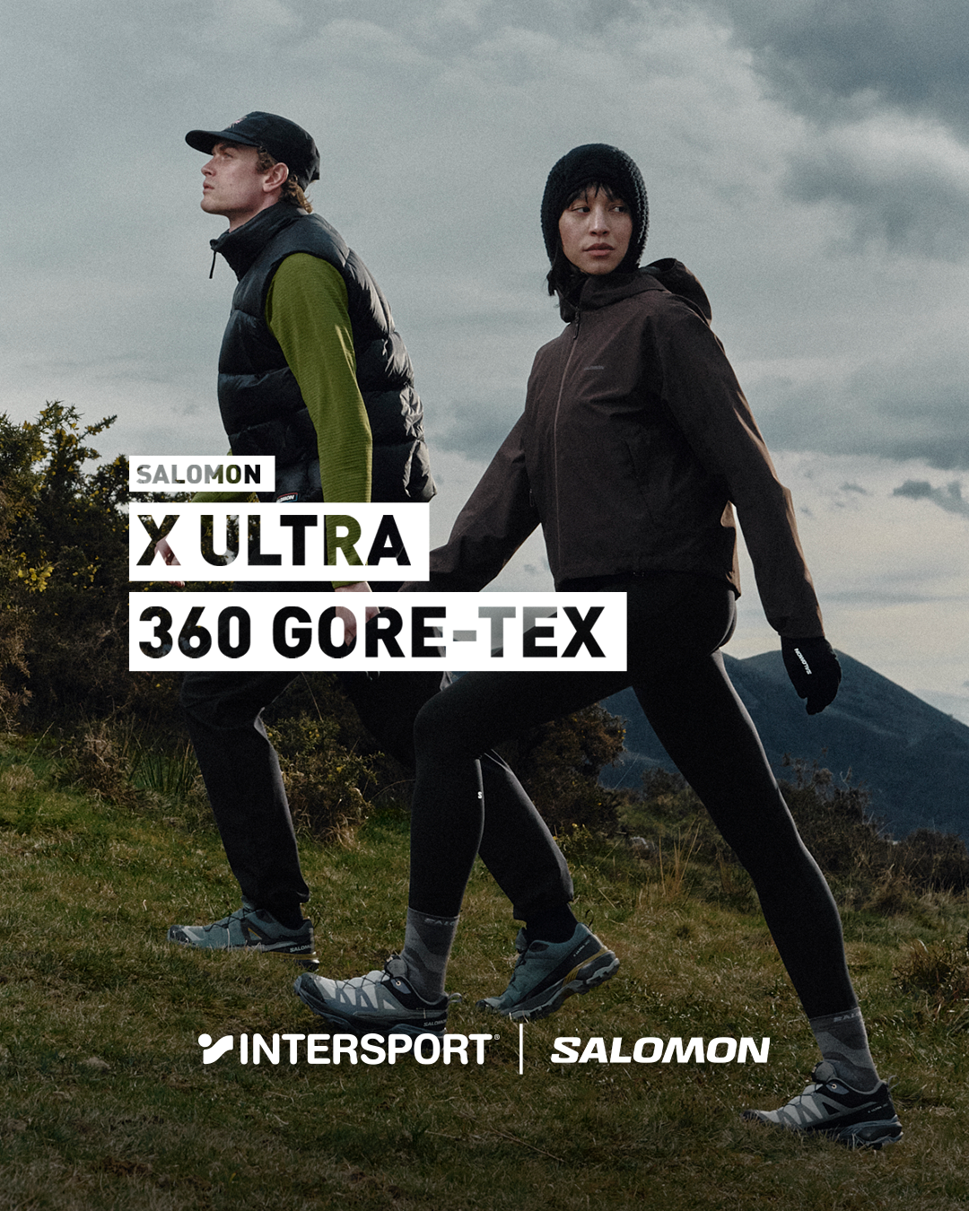 Intersport Suomi Facebook ad: Salomon GTX-kengät syksyyn →