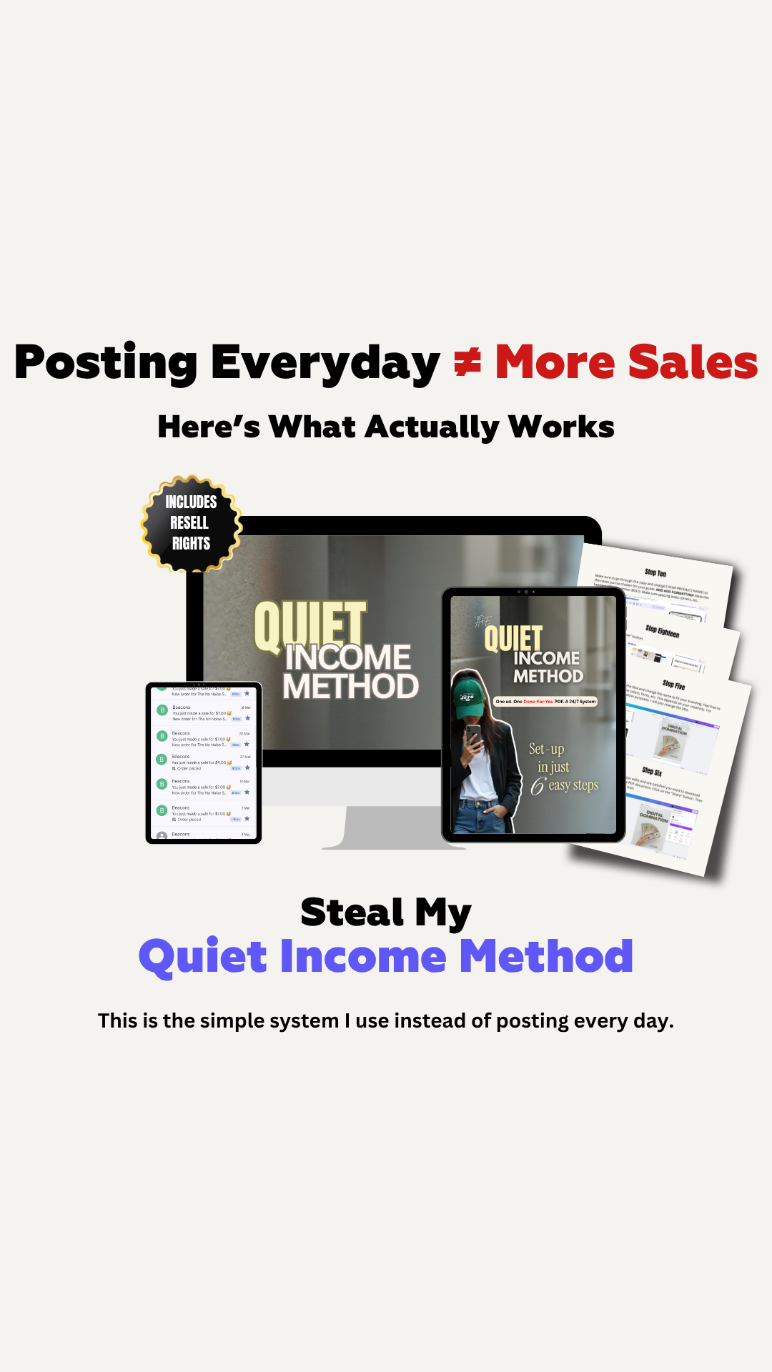 Elevate with Karen Facebook ad from May 24, 2026