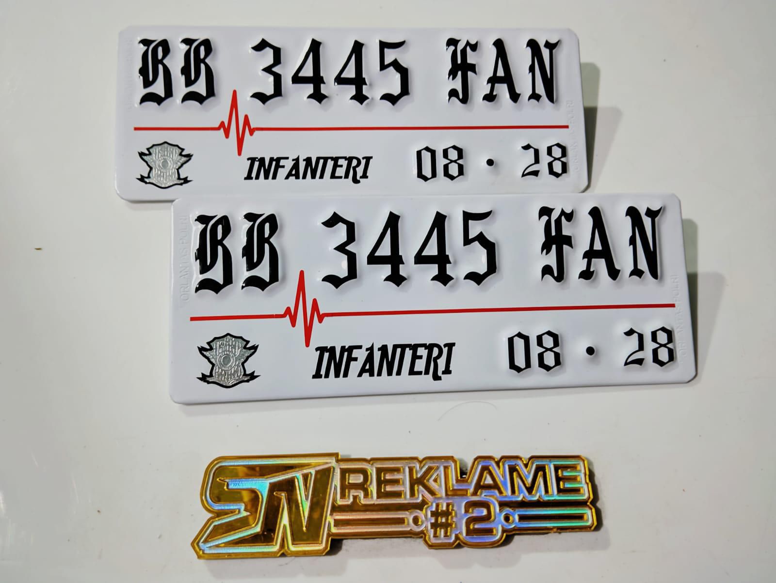 Raja Plat Nomor SN 4333 Facebook ad: SPESIAL MODIFIKASI PLAT KENDARAAN!