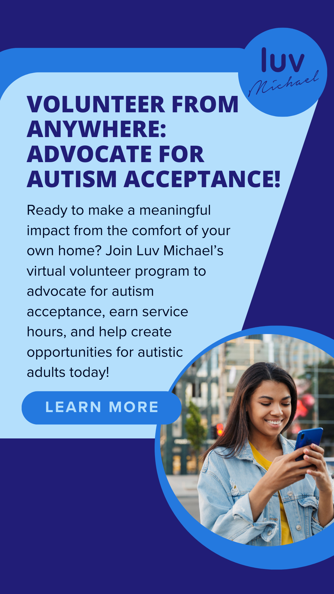 Luv Michael Facebook ad