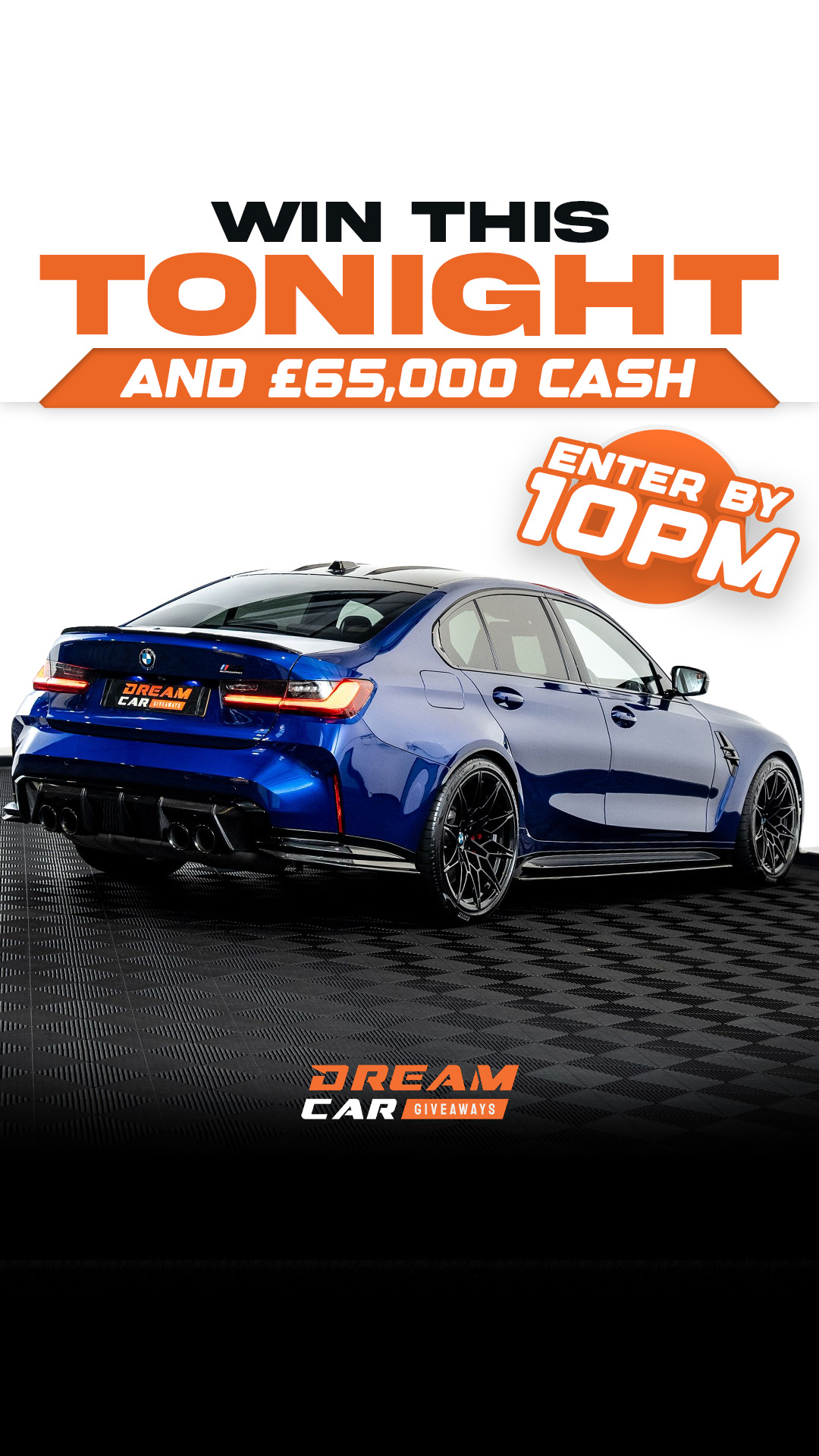 Dream Car Giveaways Facebook ad