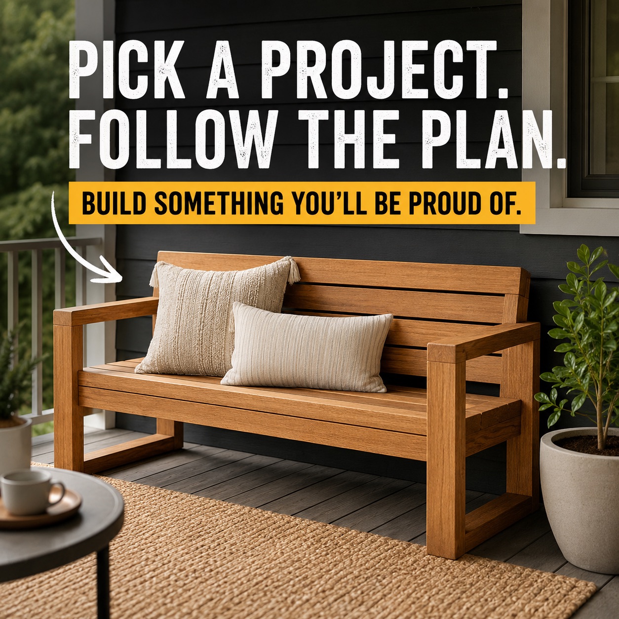 Bevis Wood Club Facebook ad: Start Building With a Clear Plan