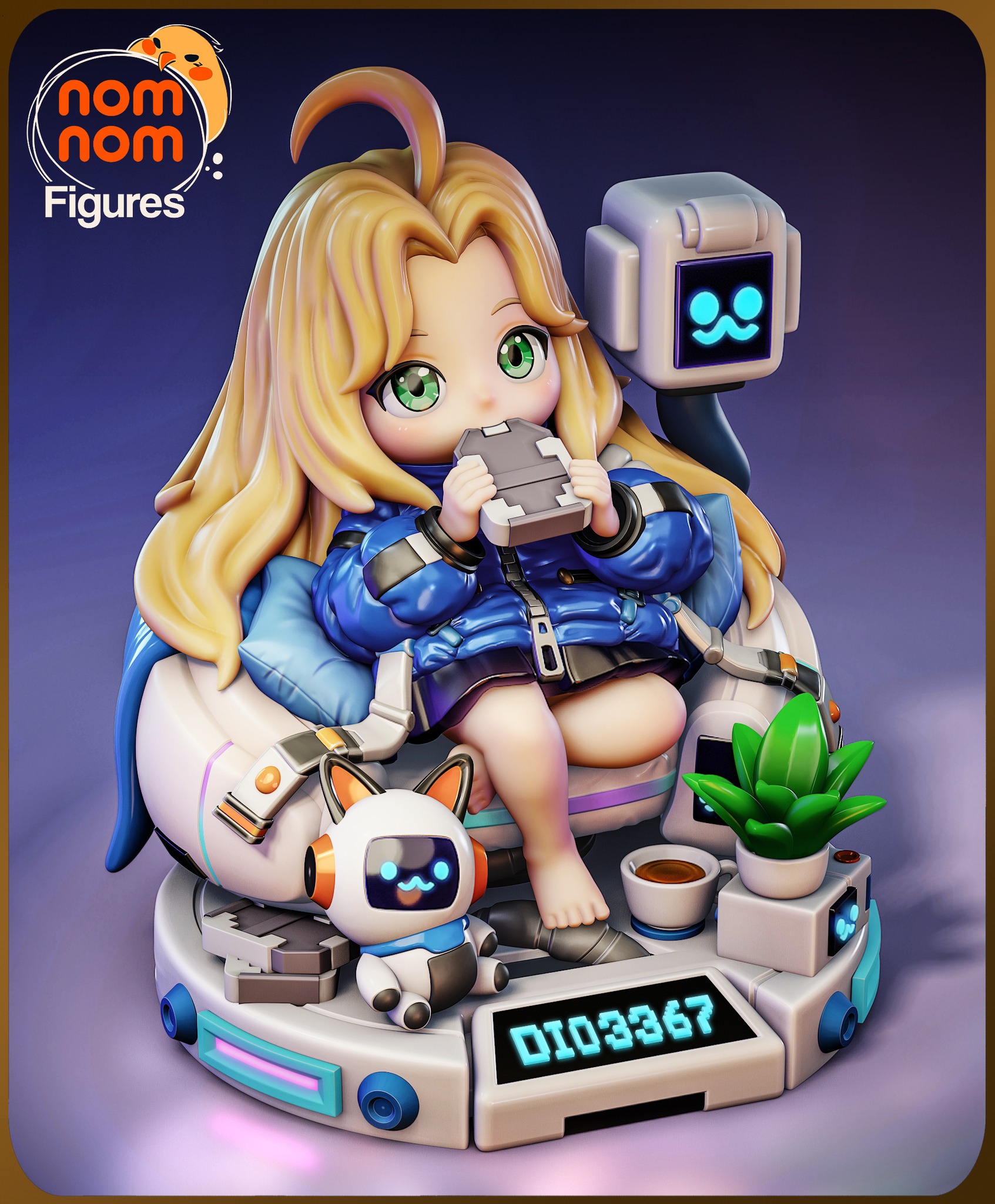 Nomnom Figures 2.0 Facebook ad: A curious little explorer from the future has…