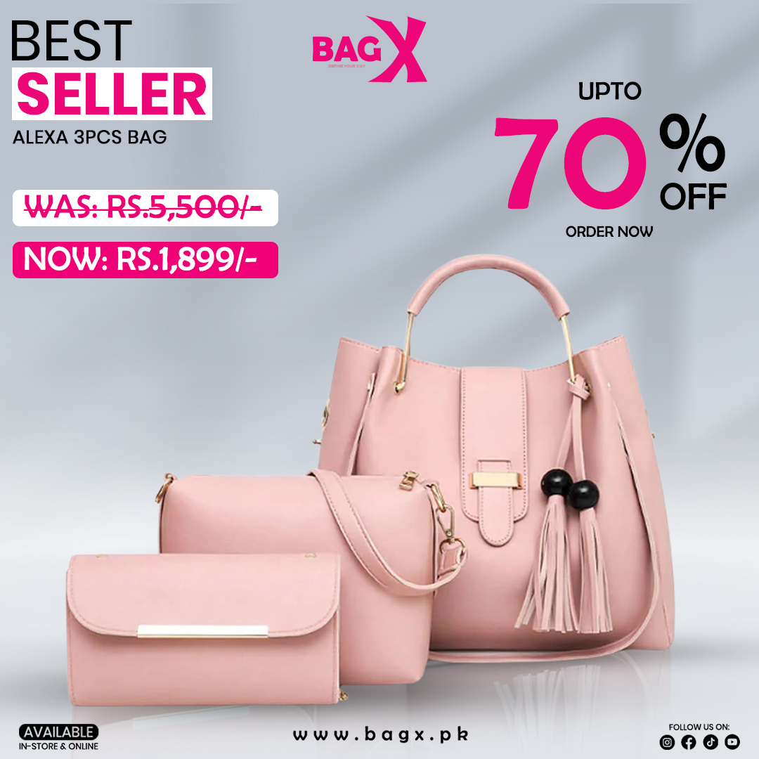 Bag-X Facebook ad: Best-Seller ALEXA Bag | upto 70% OFF!