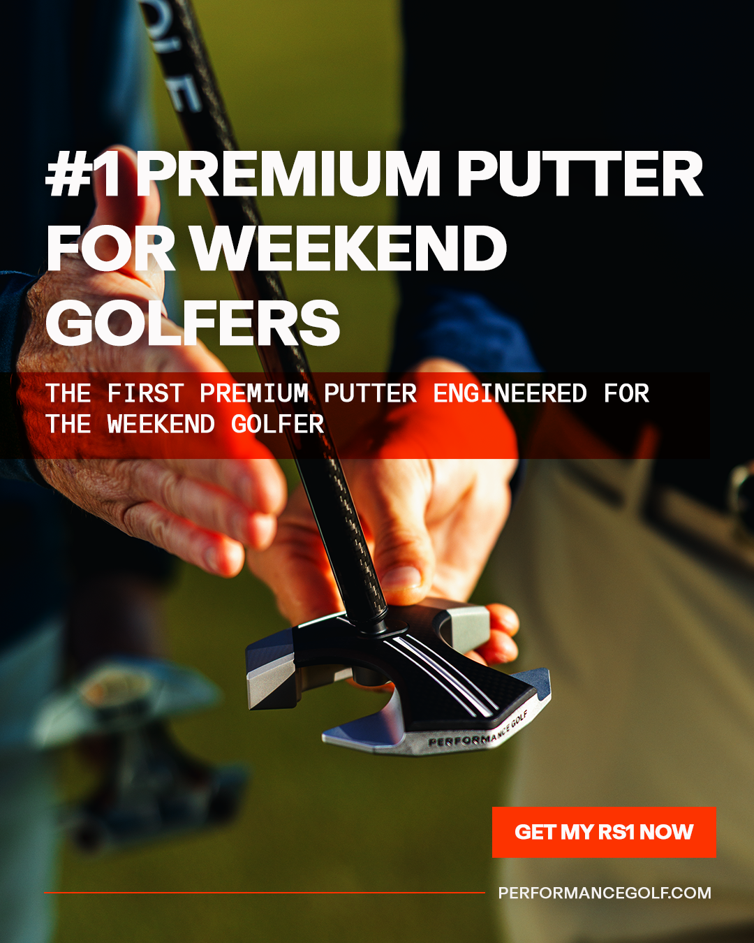 Performance Golf Facebook ad