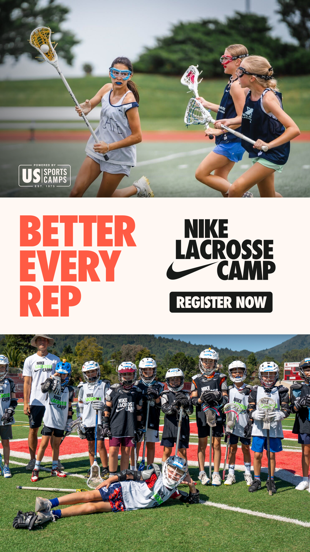 US Sports Camps - NIKE Sports Camps Facebook ad