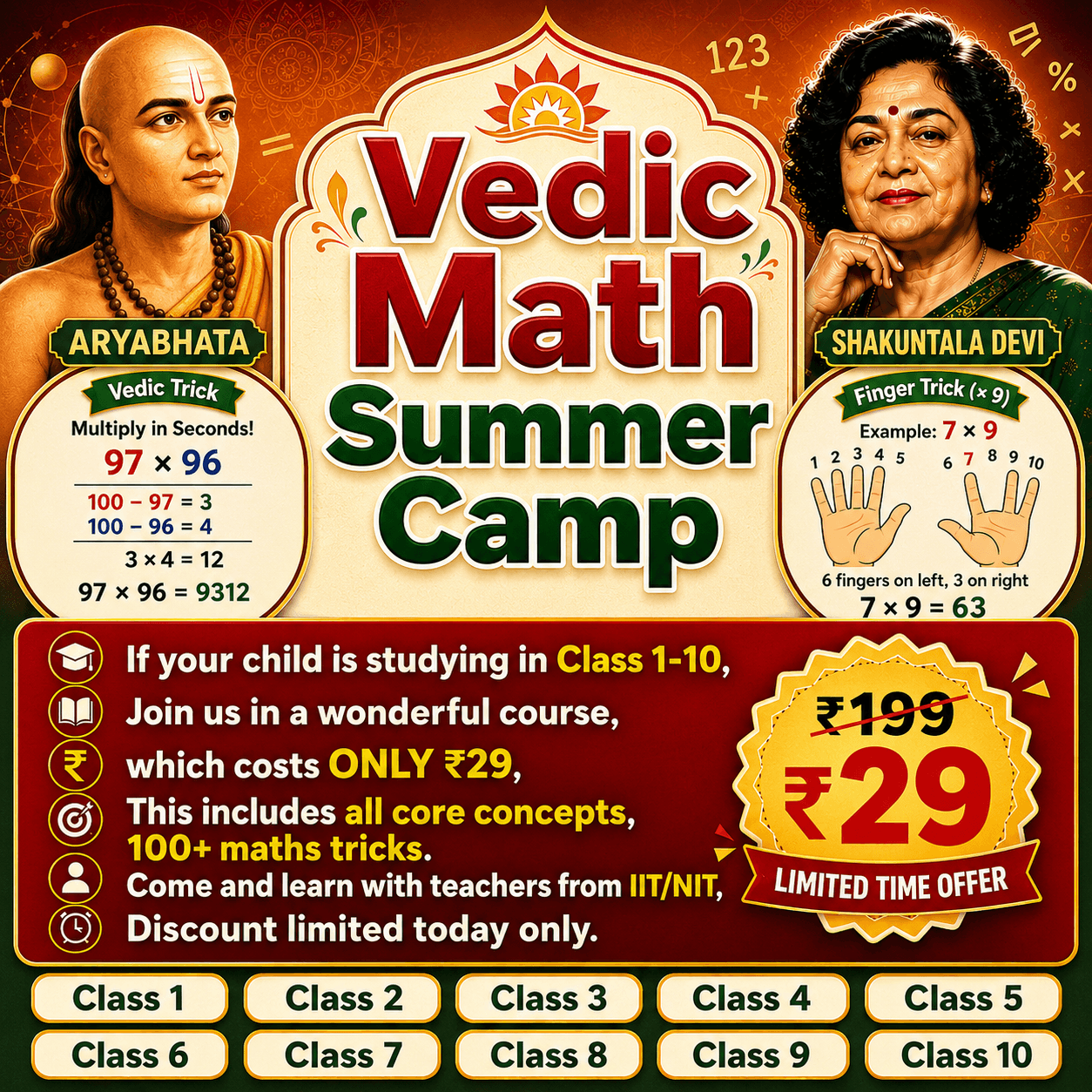 Oda Class Facebook ad