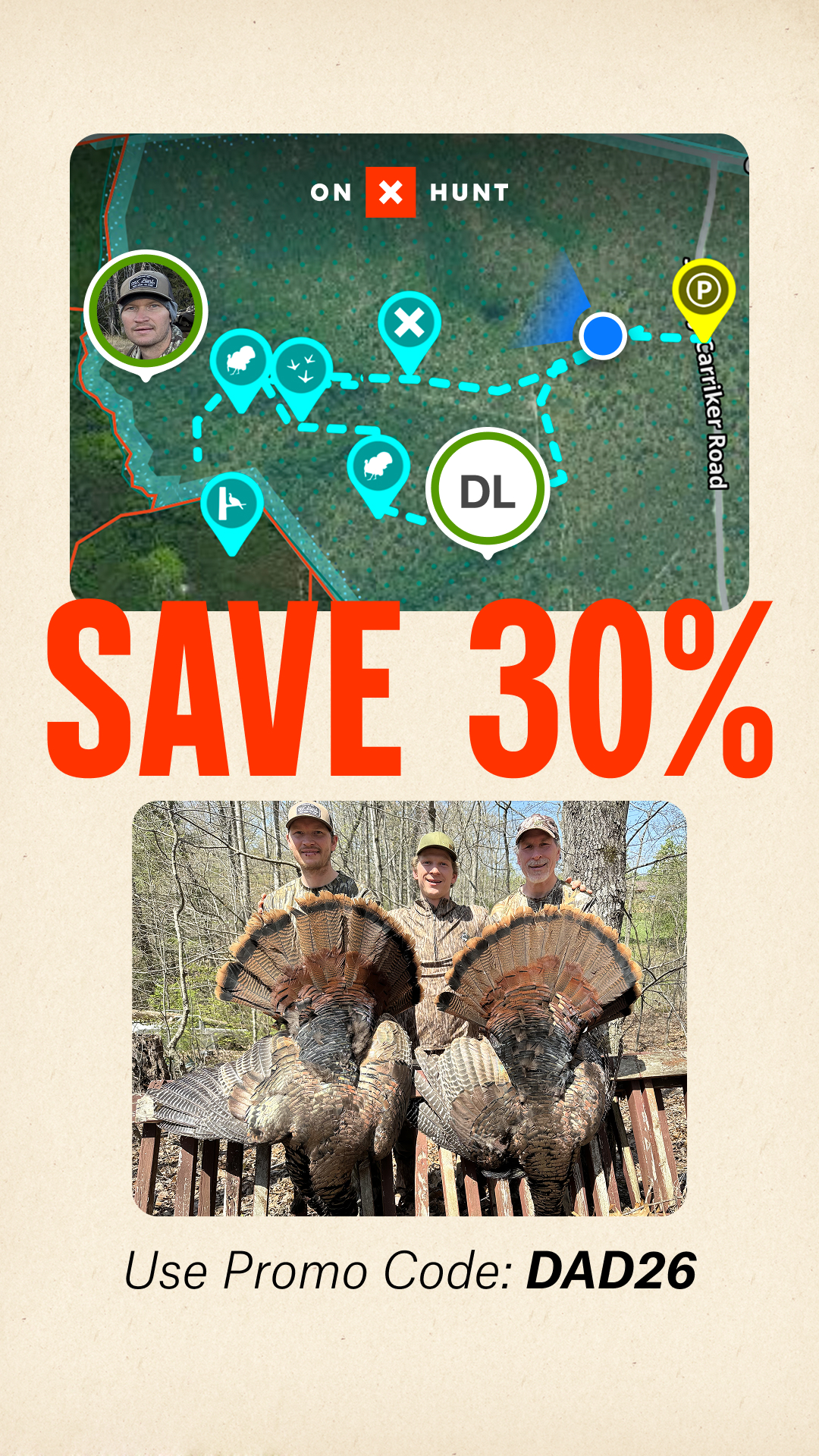 onX Hunt Facebook ad