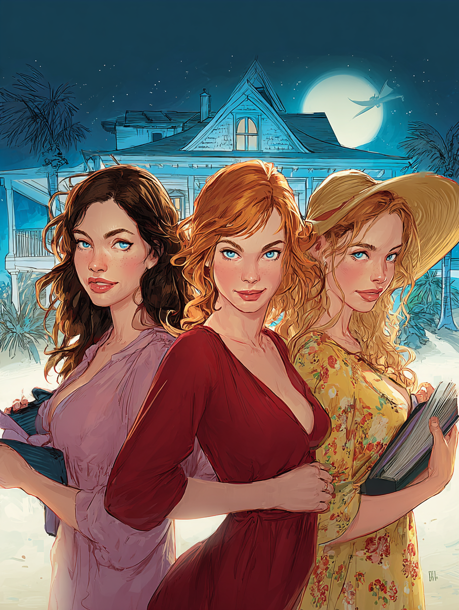 C. L. McCormick Cozy Mysteries Facebook ad: An Ancient Witch Trio Cozy Mystery; Get Yours Now HERE!