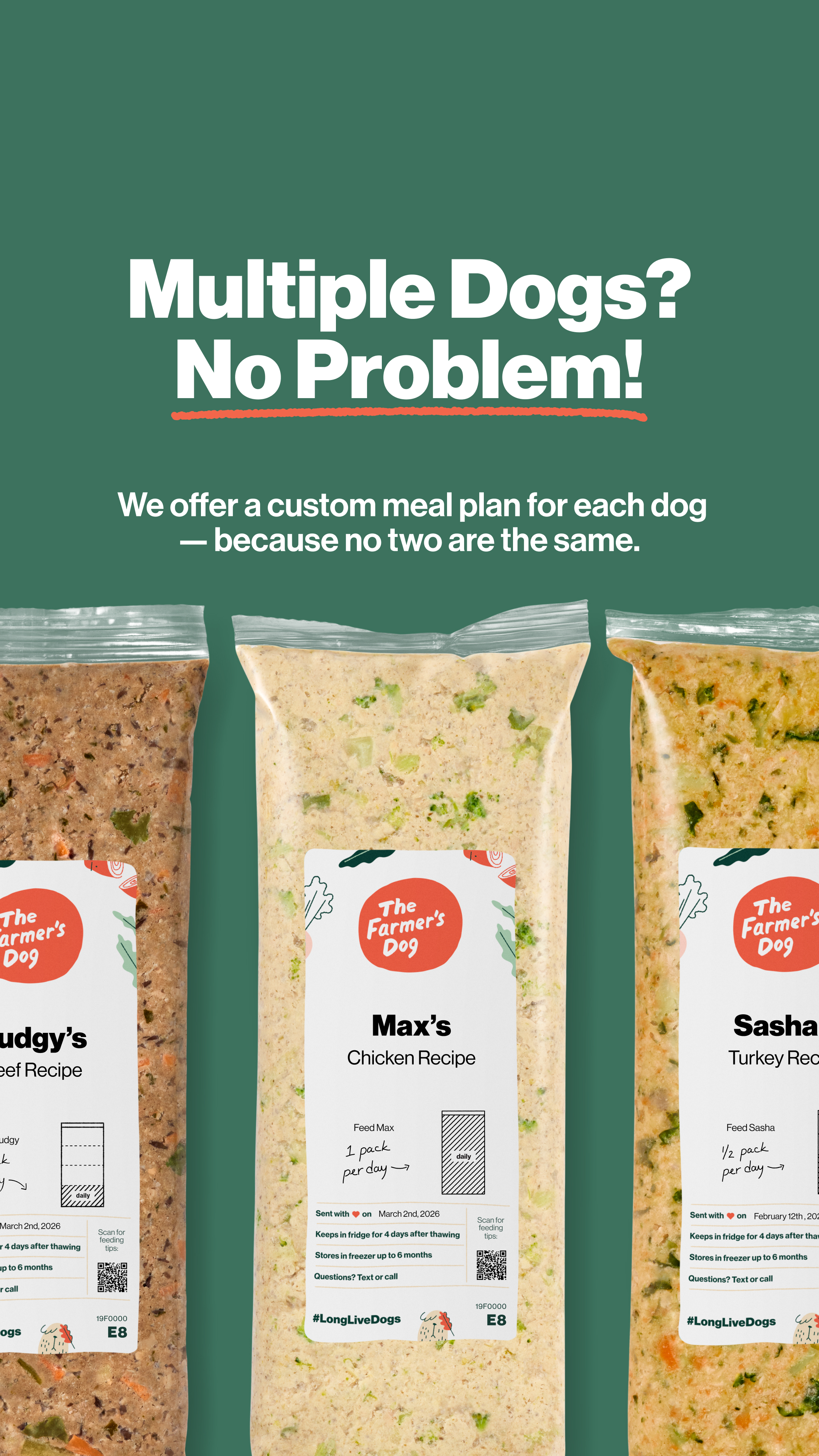The Farmer's Dog Facebook ad