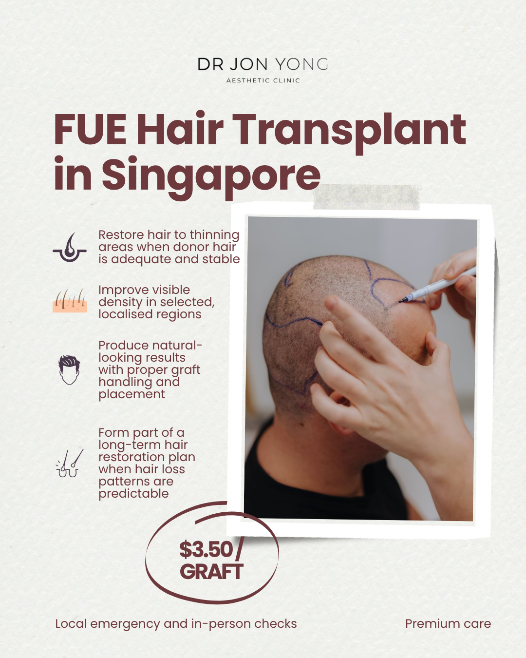 Dr Jon Yong Aesthetic Clinic Facebook ad