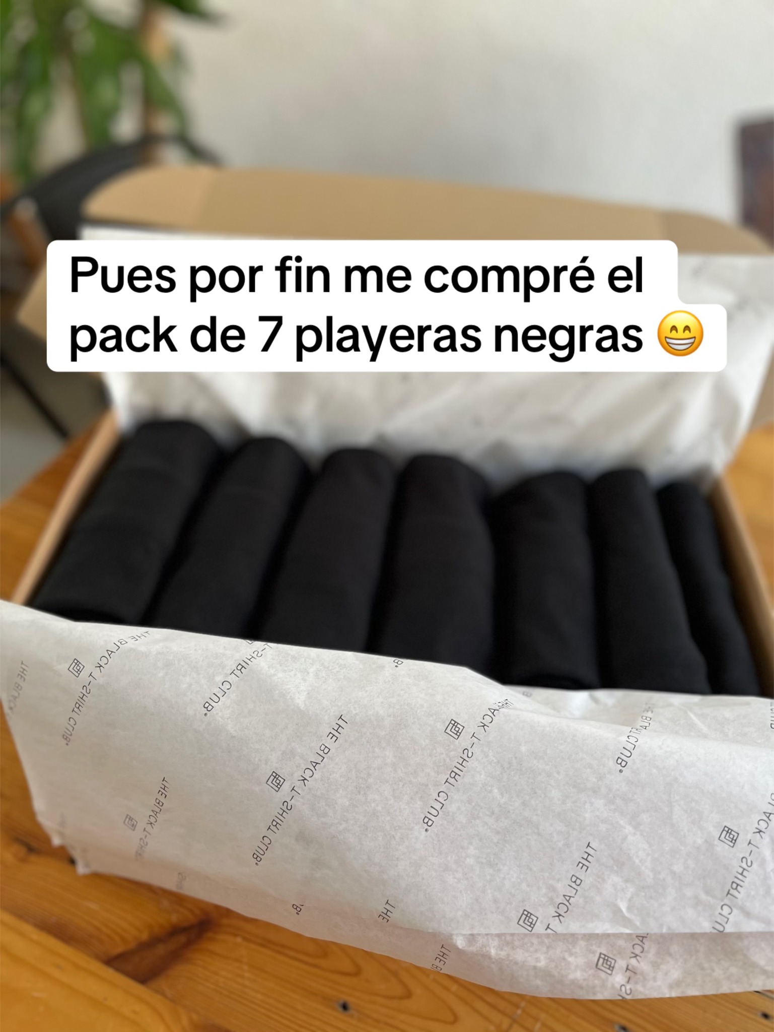 The Black T-Shirt Club Facebook ad