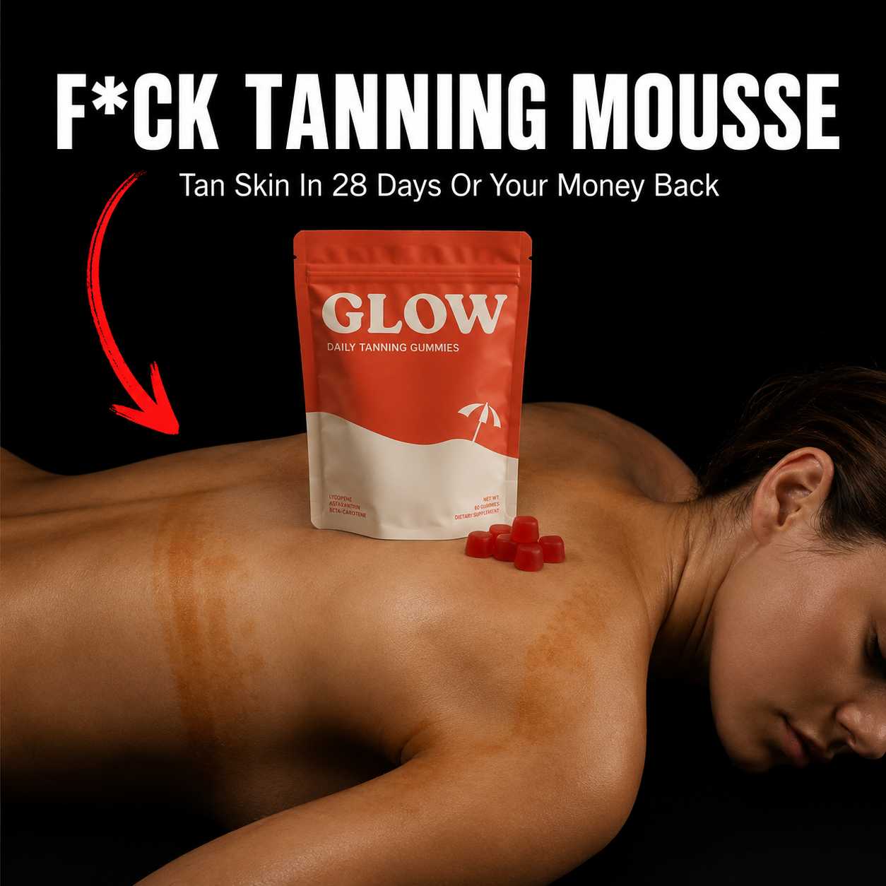 Glow Gummies Facebook ad