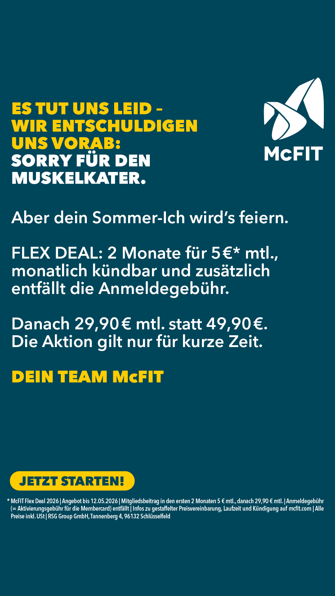 McFIT Facebook ad