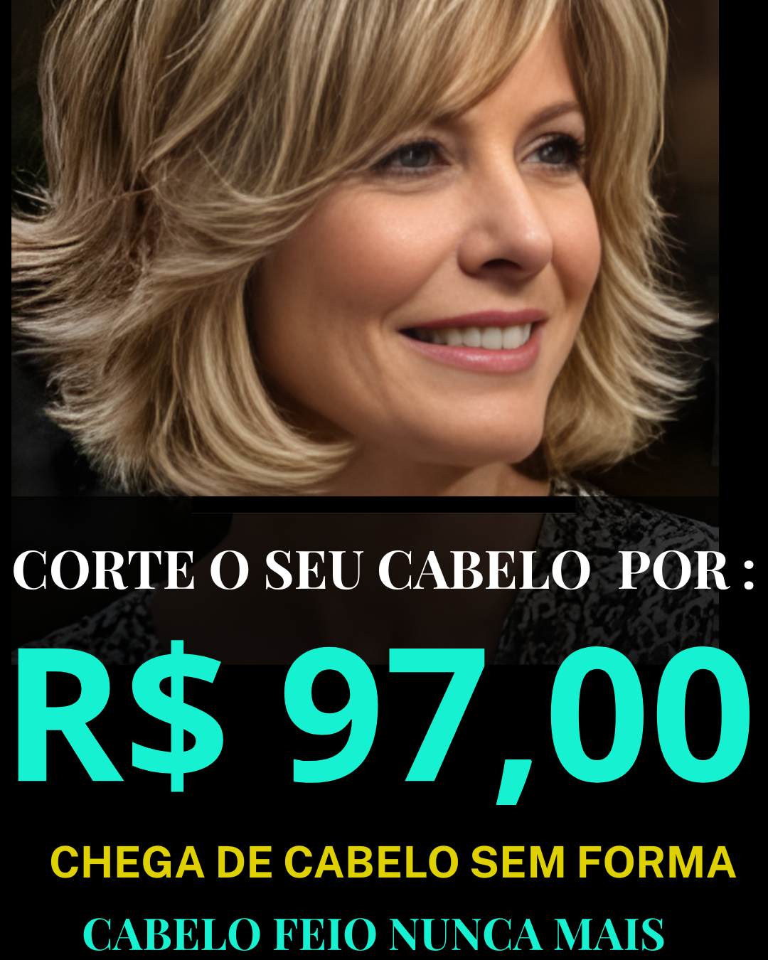 Mago das tesouras Facebook ad: Corte profissional por R$ 97, horários limitados essa…