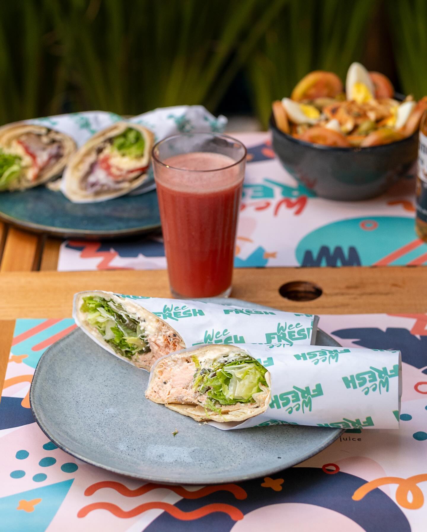 Wee Fresh Facebook ad: Wrap é sempre uma escolha perfeita, saudável, leve…
