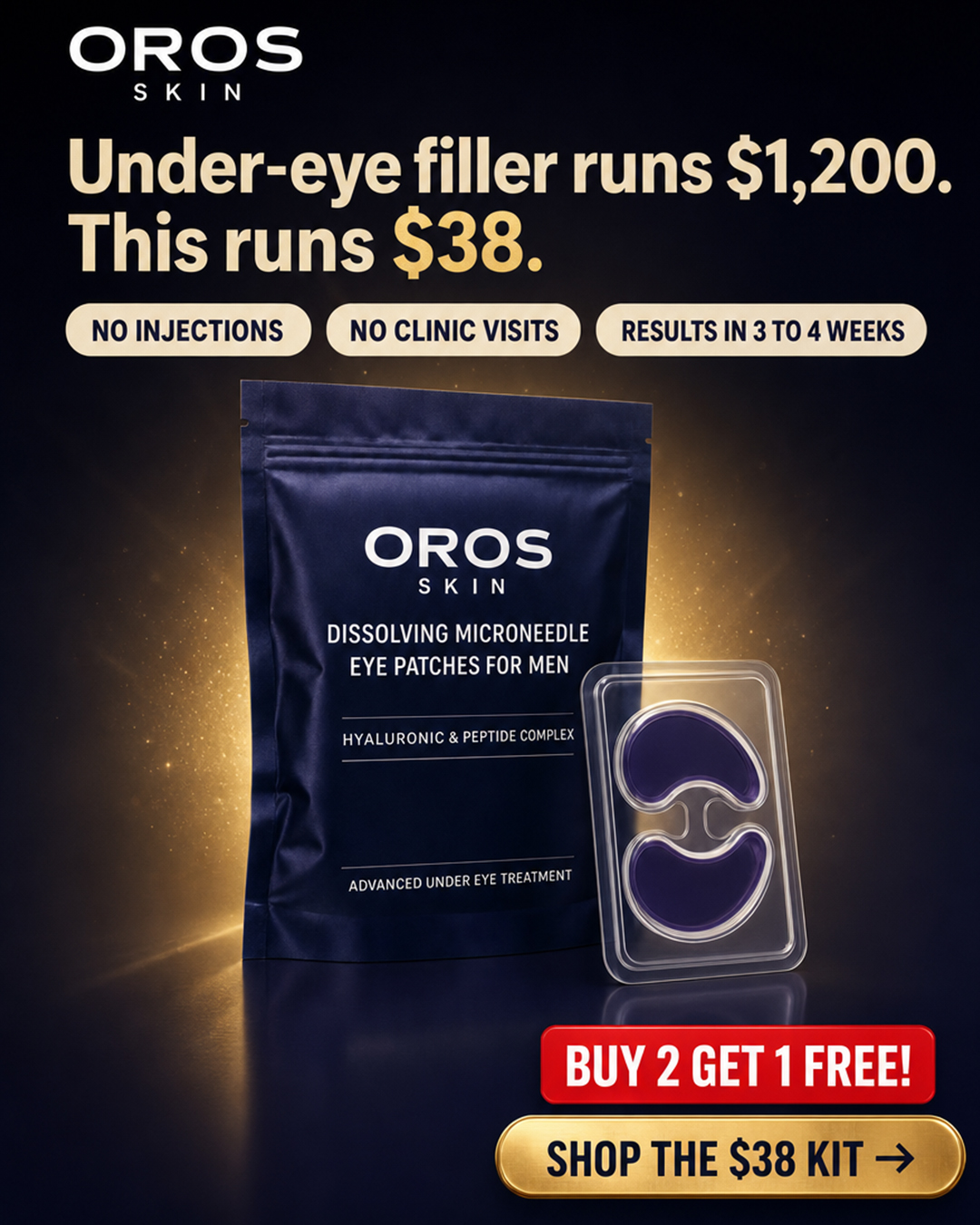 Men's Skincare Tips Facebook ad