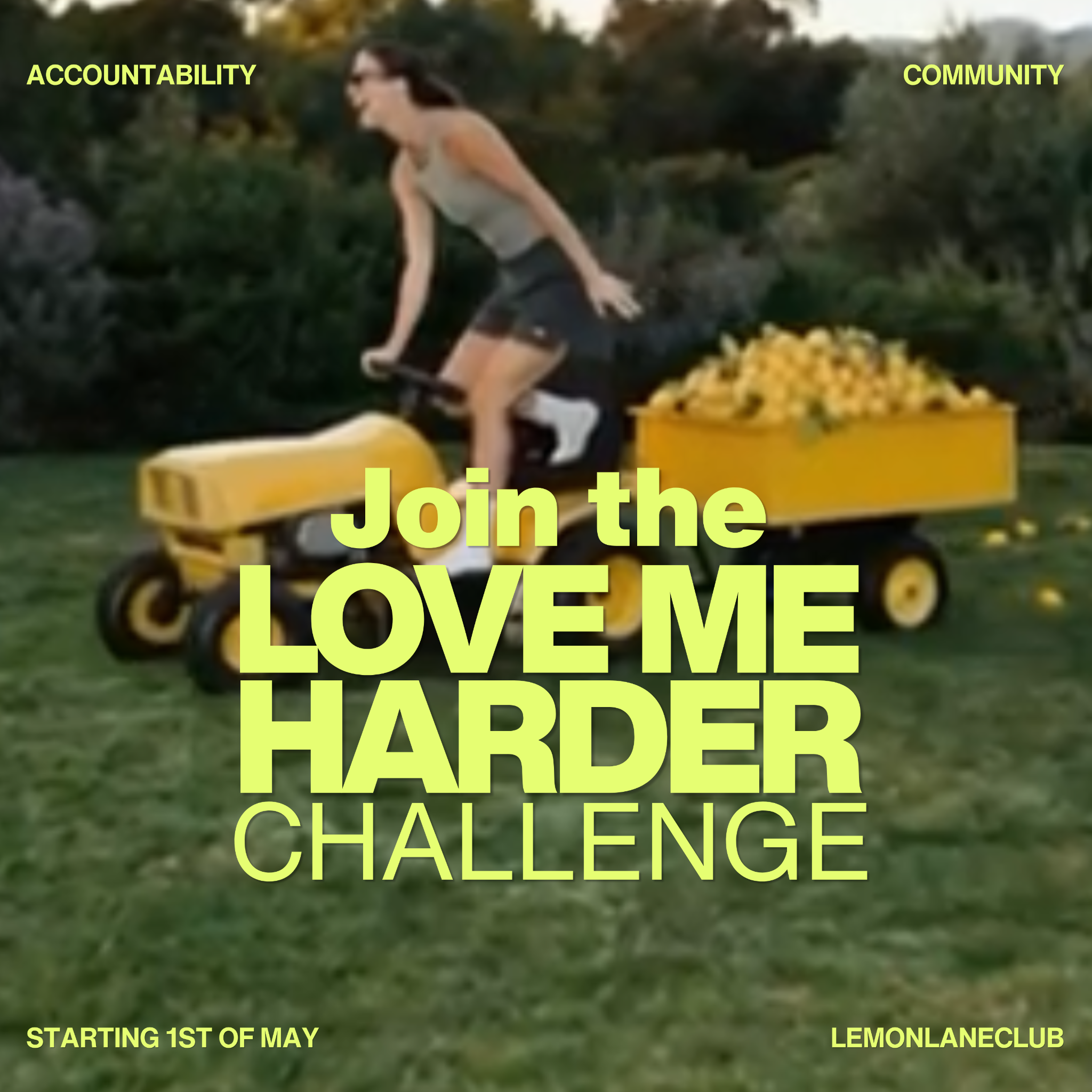 lemonlaneclub Facebook ad: Working on yourself shouldn't mean doing it by…