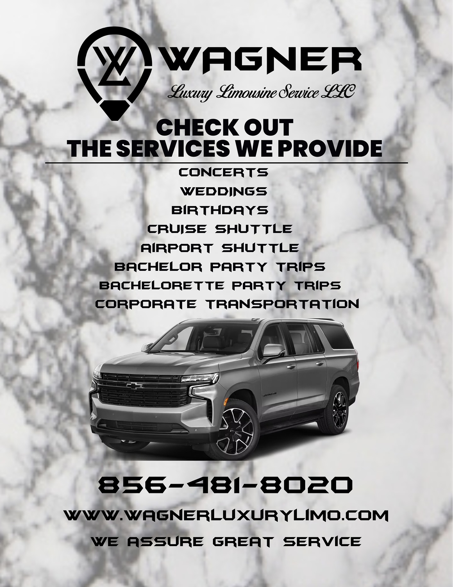 Wagner Luxury Limo Facebook ad: I don’t always ride in style, but when…
