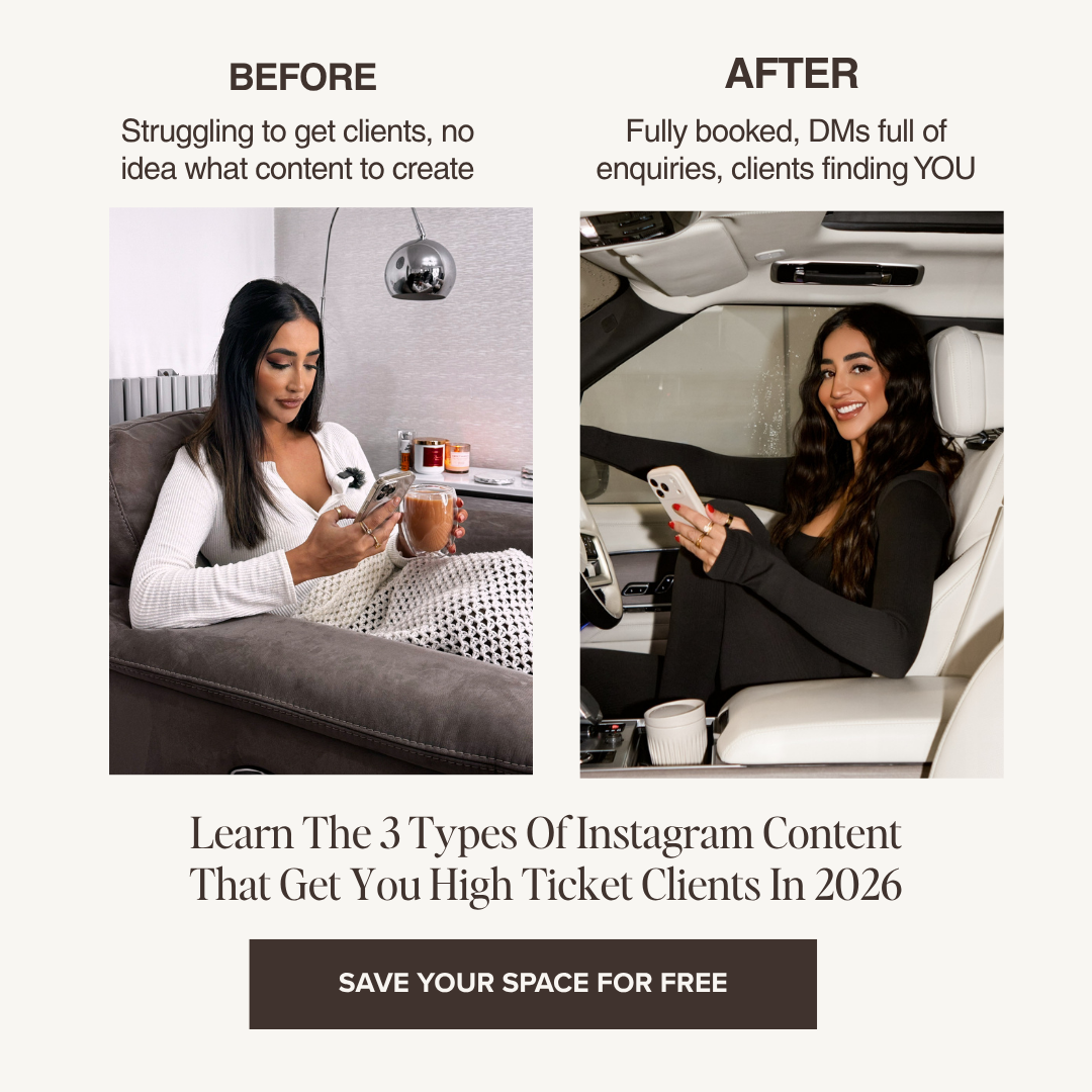 Anna Khanna LTD Facebook ad: Free Instagram Training to Get You Fully Booked in 2026…