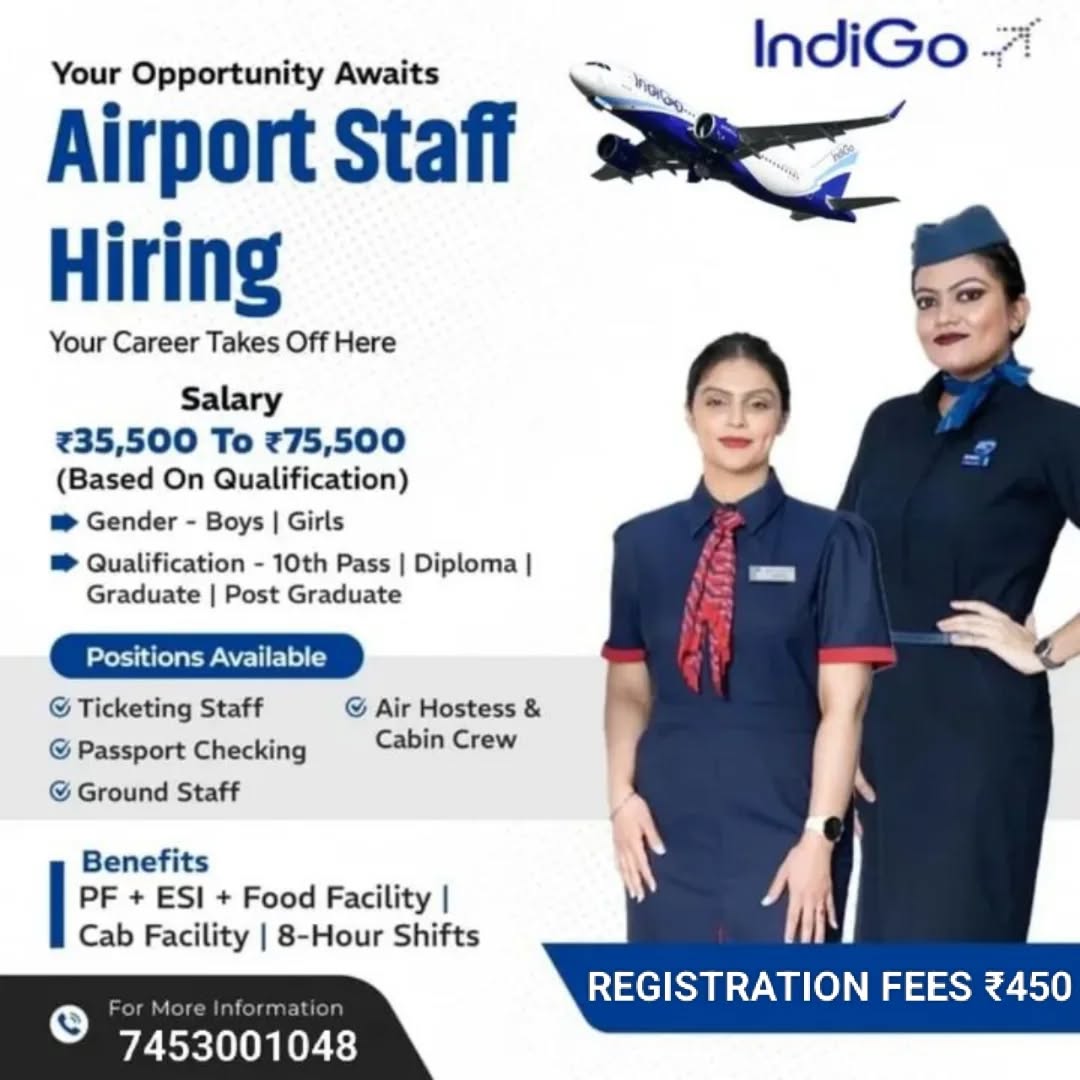 Airport Staff Hiring  Facebook ad