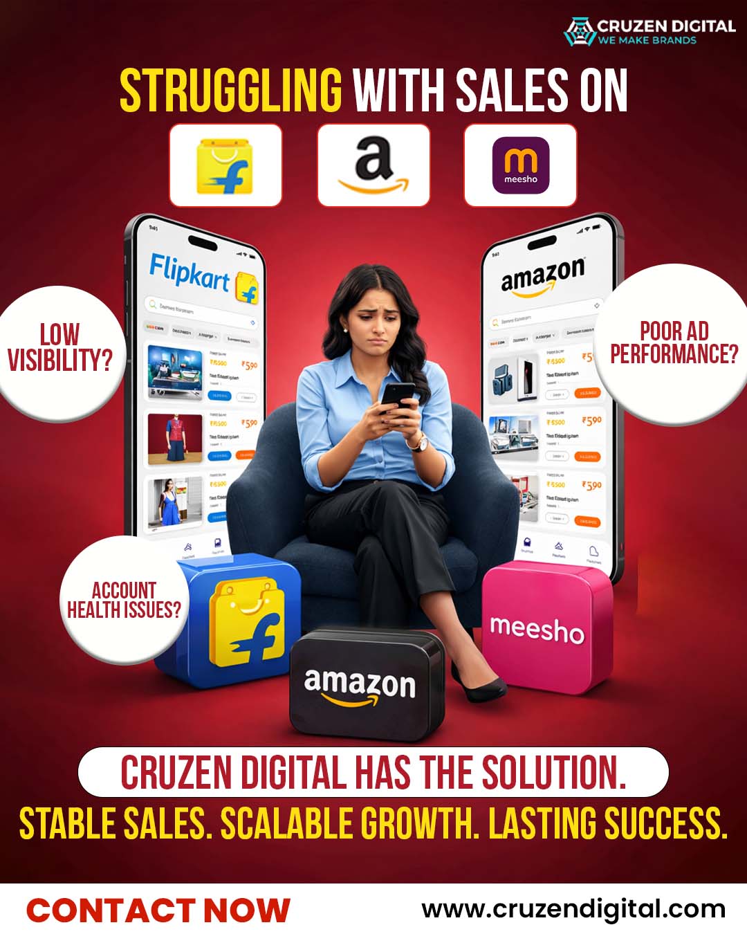 Cruzendigital.official Facebook ad: Rocket to 20X E-commerce Growth