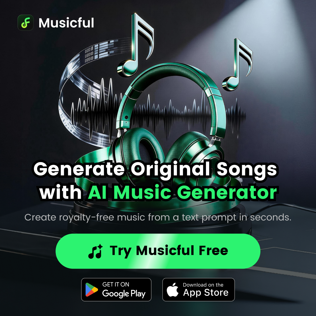 Musicful.AI Facebook ad
