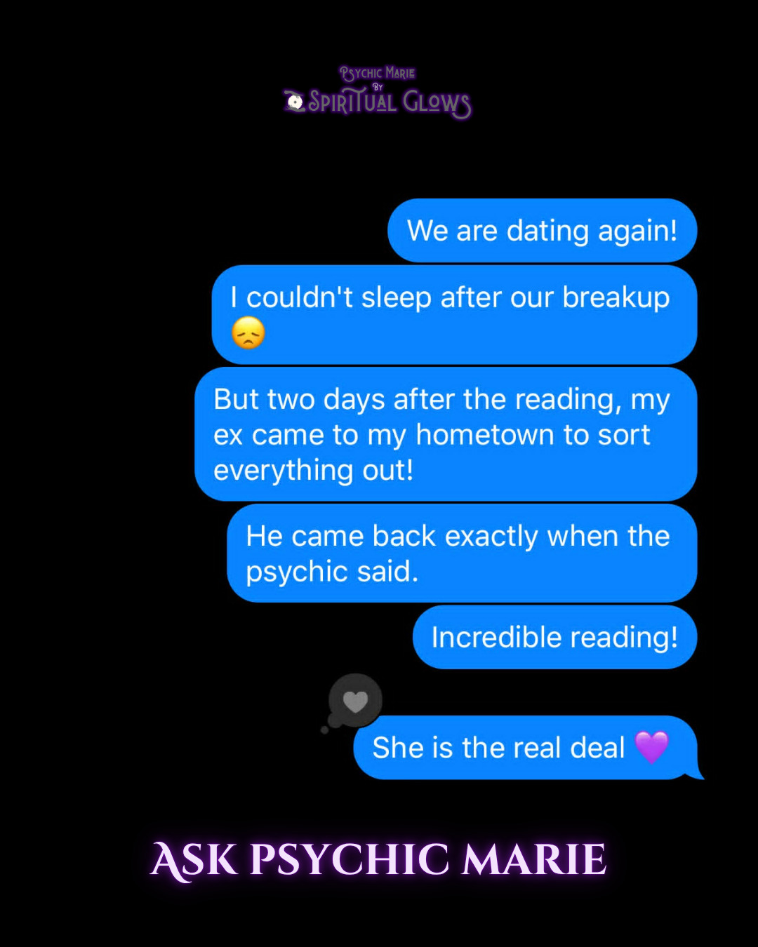 Try Psychic Marie Facebook ad