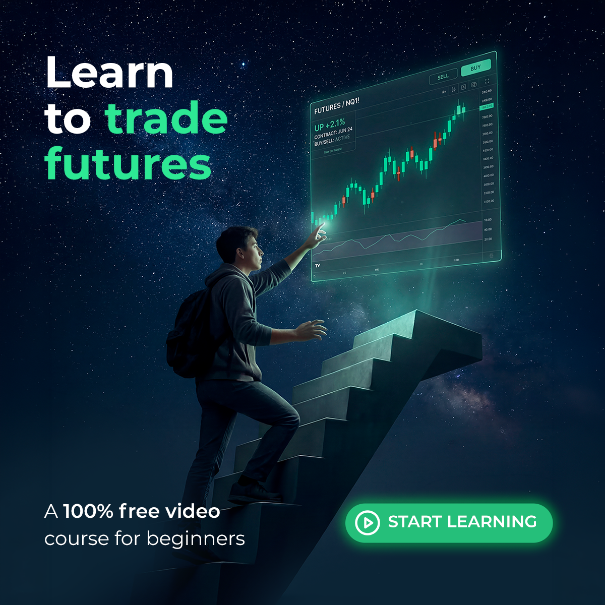 Take Profit Trader Facebook ad: Want to Learn Futures in 2026?