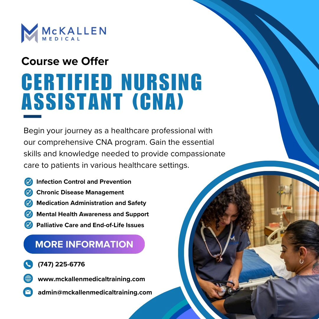 McKallen Medical Training Center Facebook ad: Ready to make a difference?