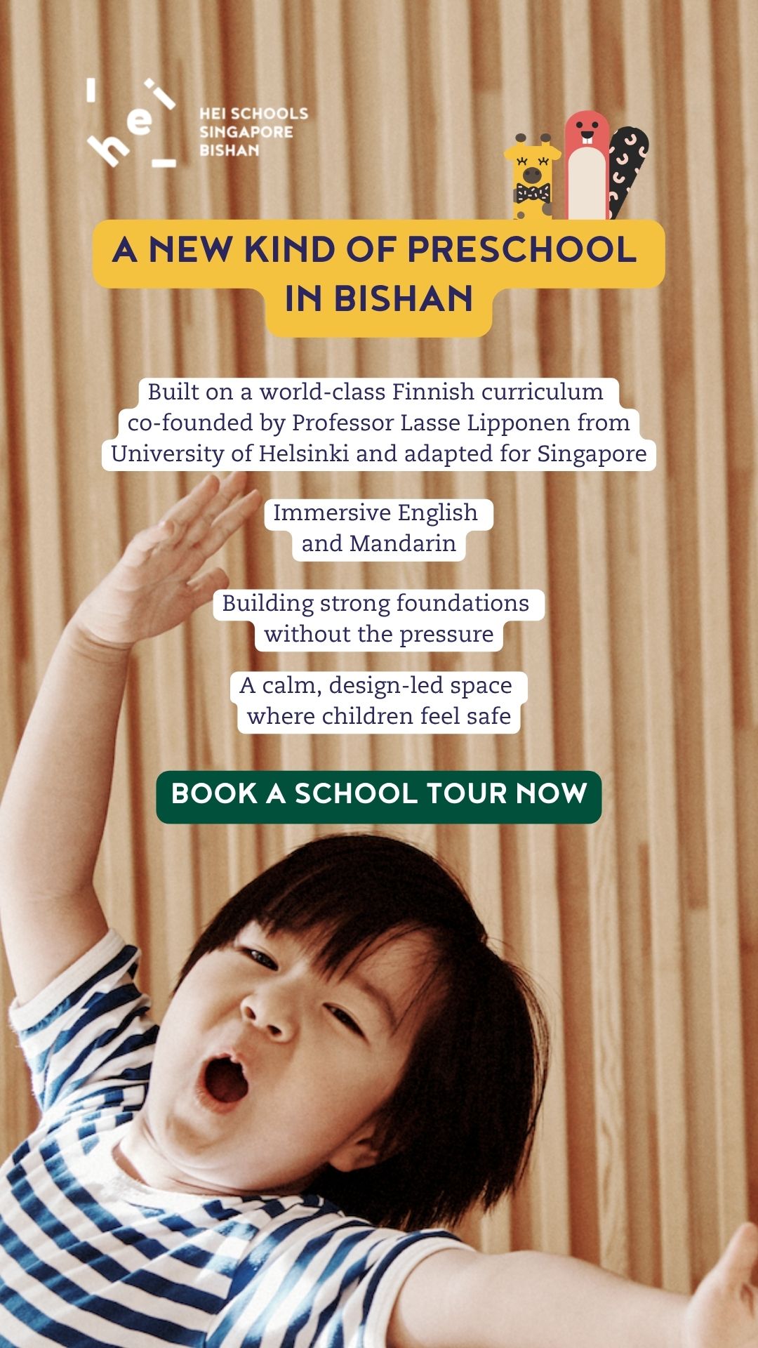 HEI Schools Singapore Bishan Facebook ad